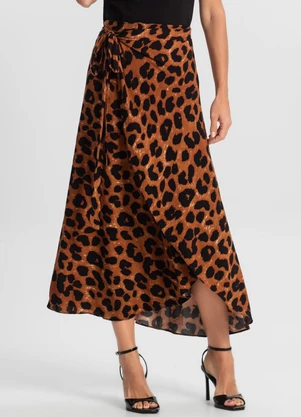 Select - Saia Midi Amarração Envelope Vermelho - SELECT