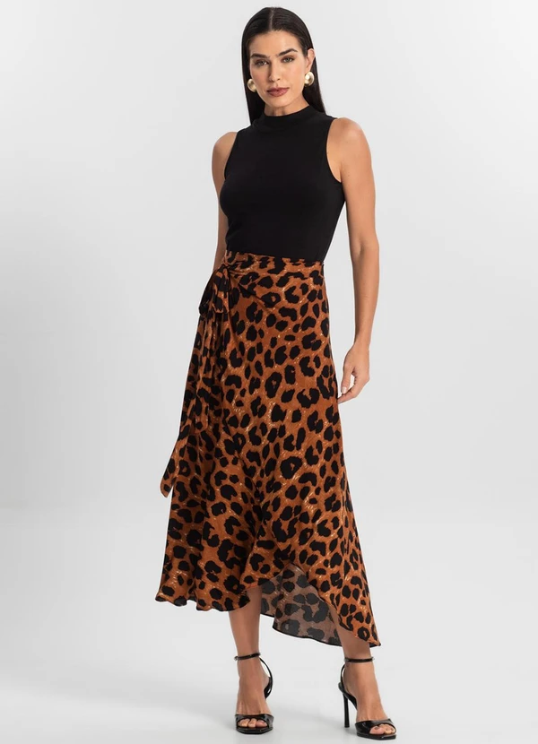 Select - Saia Midi Amarração Envelope Vermelho 3