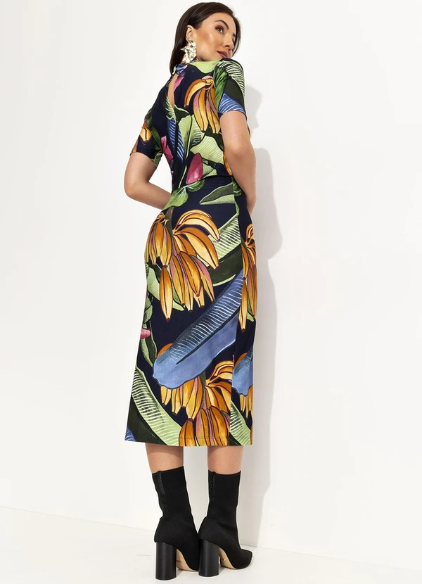 Farm - Saia Midi Banana Uva Verde 4