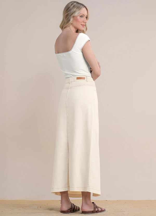 Angel - Saia Midi Bege 4