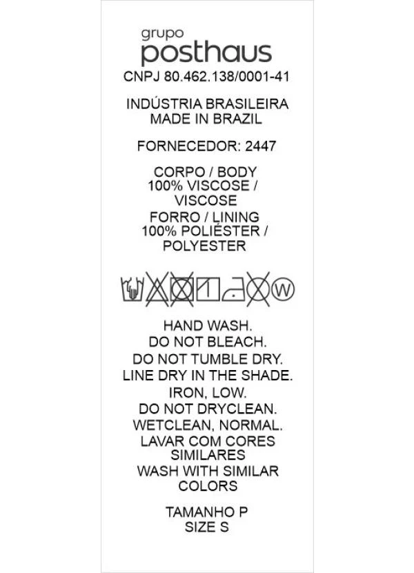 Quintess - Saia Midi Branca em Viscose Slub 15