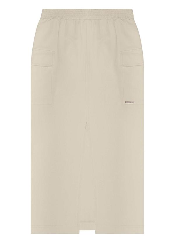Rovitex - Saia Midi Cargo Feminino Bege 5