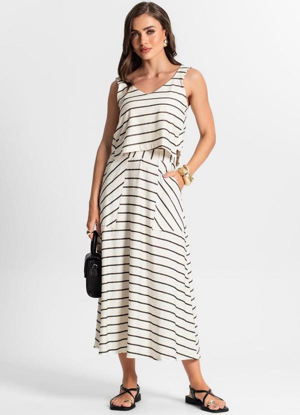 Endless - Saia Midi com Bolso Preto 3