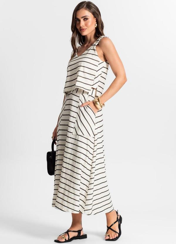 Endless - Saia Midi com Bolso Preto 5