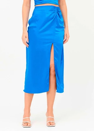 Ritmi Studio - Saia Midi com Fenda Frente - RITMI STUDIO