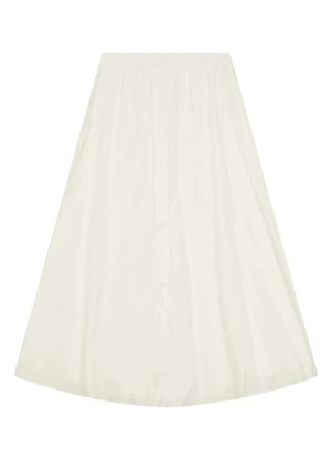 Enfim - Saia Mídi com Pregas Off White - ENFIM