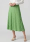 Infinita Cor - Saia Midi com Recorte nas Costas Verde - variação: Verde