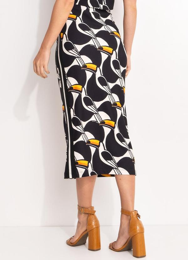 Farm - Saia Midi Copatucano Preto 2