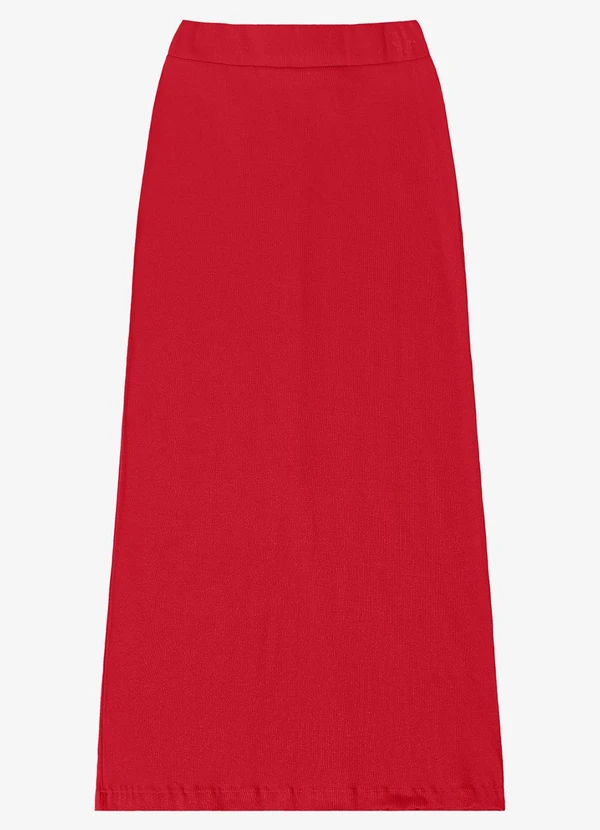 Endless - Saia Midi de Ribana Feminina Vermelho