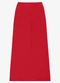 Endless - Saia Midi de Ribana Feminina Preto - variação: Vermelho