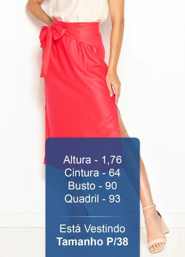 Hering - Saia Midi de Viscose Rosa 5