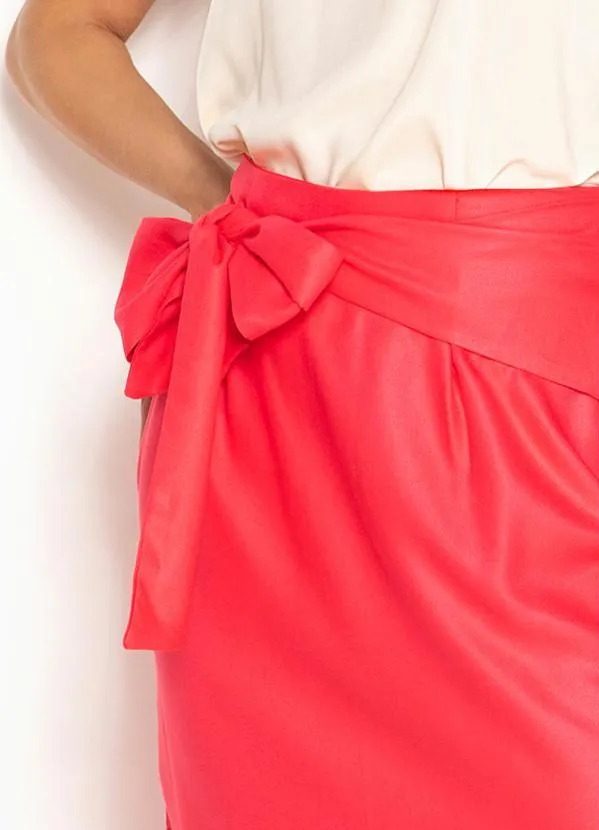 Hering - Saia Midi de Viscose Rosa 6