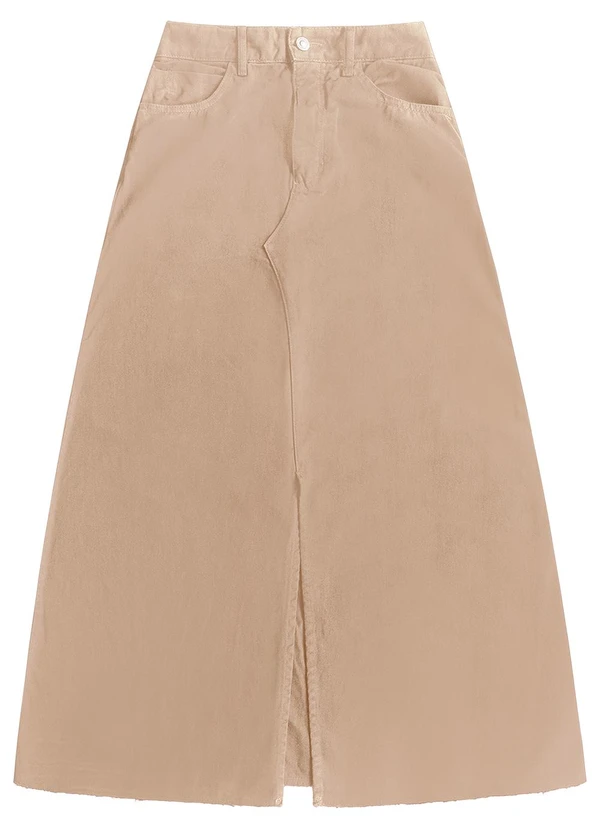 Angel - Saia Midi Denim Marrom