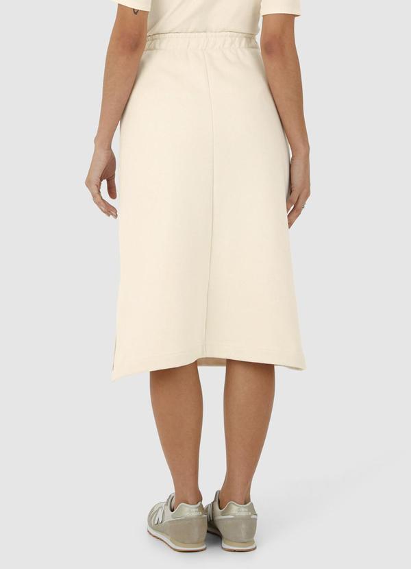 Malwee - Saia Midi em Moletom Bege 2