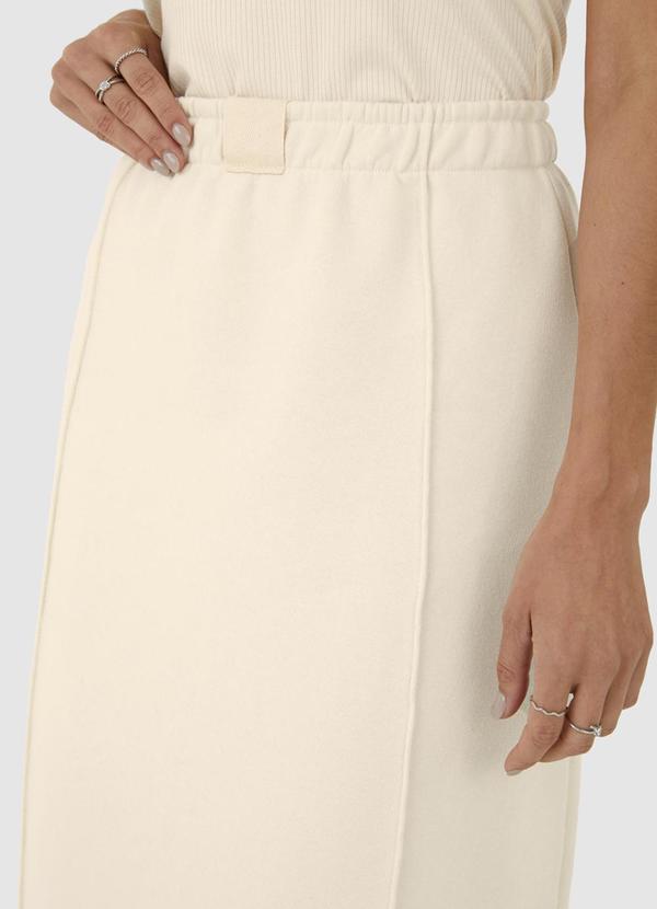 Malwee - Saia Midi em Moletom Bege 3