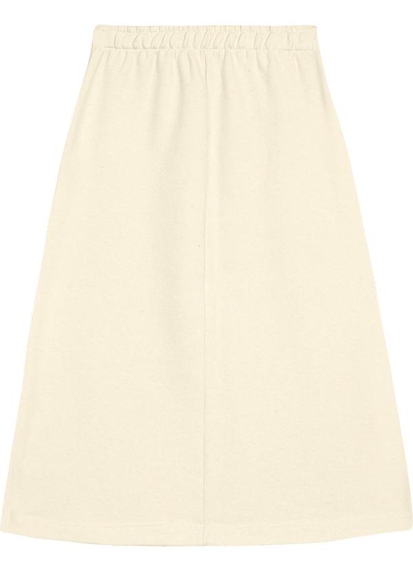 Malwee - Saia Midi em Moletom Bege 5