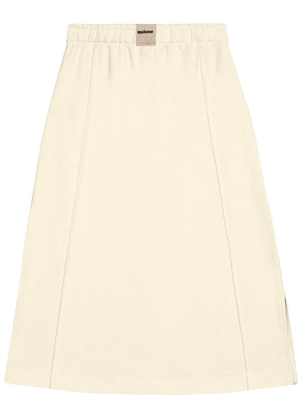 Malwee - Saia Midi em Moletom Bege 6
