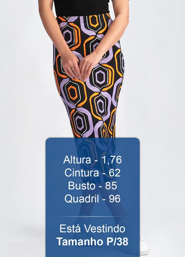 Colcci - Saia Midi em Viscose Estampada 5