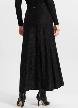 Endless - Saia Midi Preto - ENDLESS