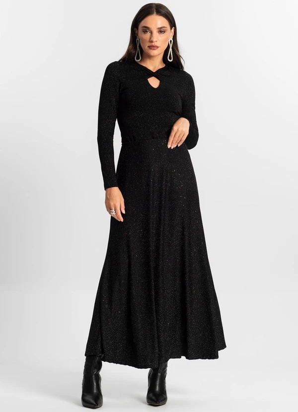 Endless - Saia Midi Preto 3