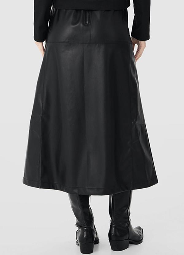 Enfim - Saia Mídi Evasê em Corino Preto 2