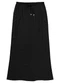 Rovitex - Saia Midi Feminina em Twill Cey Preto - variação: Preto