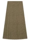 Marialícia - Saia Midi Feminina Estampada Verde - variação: Verde