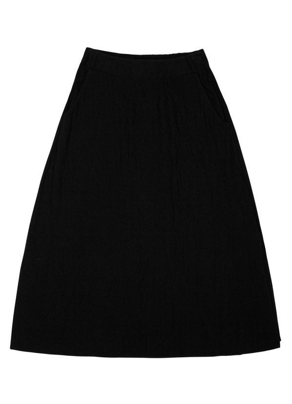Endless - Saia Midi Feminina Preto 4