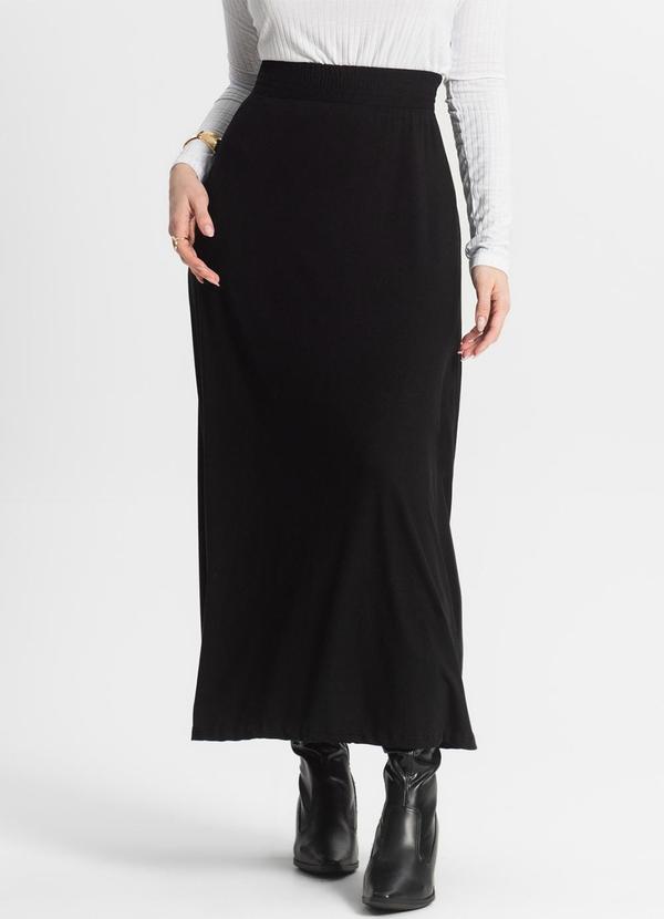 Select - Saia Midi Feminina Preto