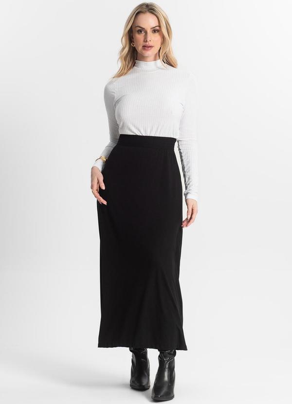 Select - Saia Midi Feminina Preto 3