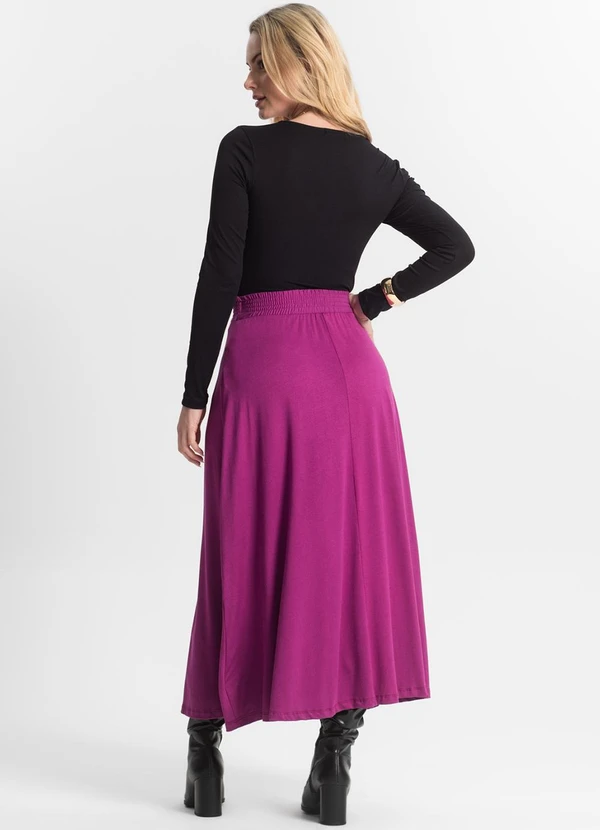 Select - Saia Midi Feminina Roxo 4