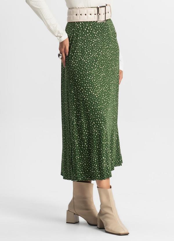 Rovitex - Saia Midi Feminina Verde
