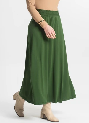Select - Saia Midi Feminina Verde - SELECT