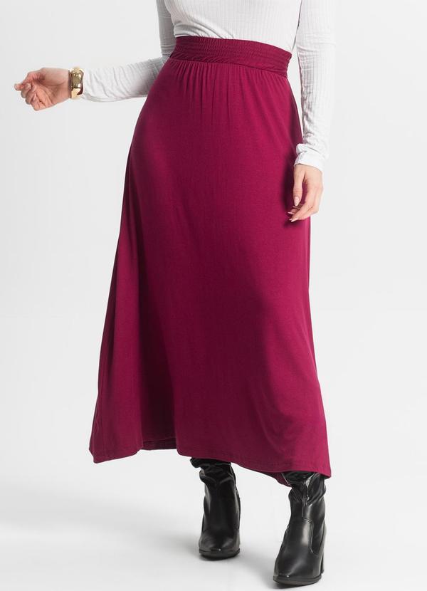 Select - Saia Midi Feminina Vermelho