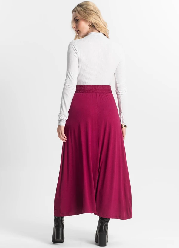 Select - Saia Midi Feminina Vermelho 4