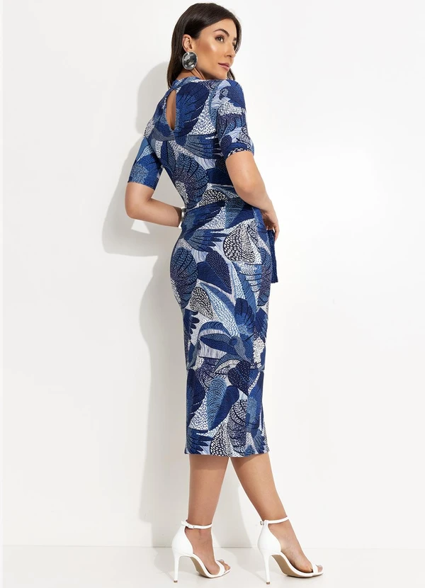 Farm - Saia Midi Festa de Pássaro Azul 4