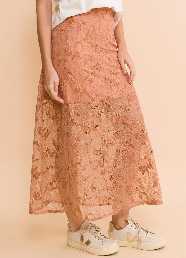 Petit Rose - Saia Midi Firenze Camel