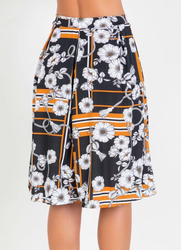Rosalie - Saia Midi Floral com Pregas Moda Evagélica 6