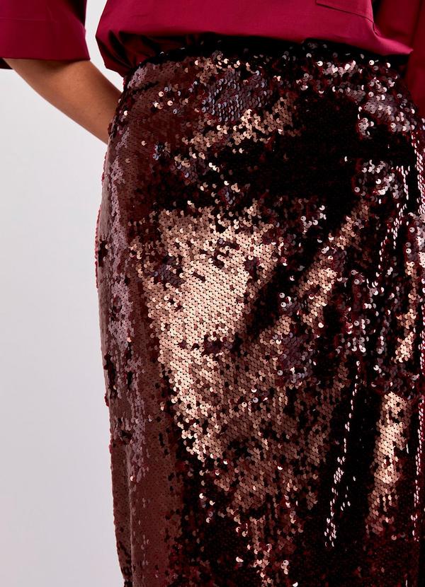 Carlota Costa - Saia Midi Lisa Manchado Roxo 5