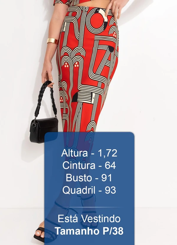 Farm - Saia Midi Logotuca Vermelho 5