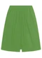 Secret Glam - Saia Midi Plus Size Marrom	 - variação: Verde