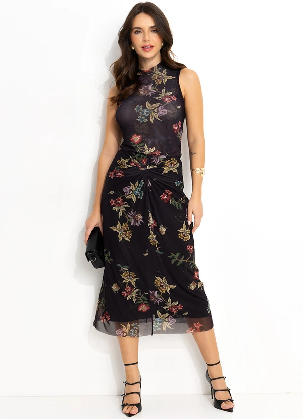 Souq - Saia Midi Preto 15