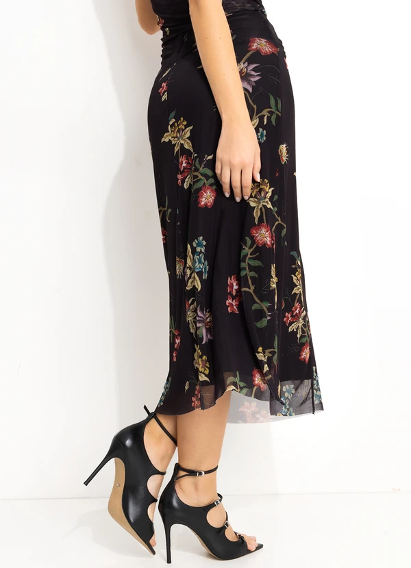 Souq - Saia Midi Preto 2