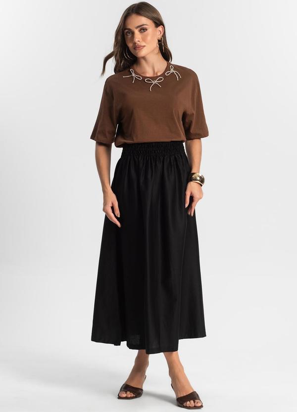 Endless - Saia Midi Preto 3