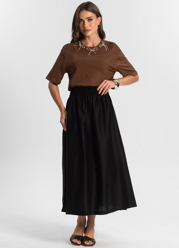 Endless - Saia Midi Preto 5