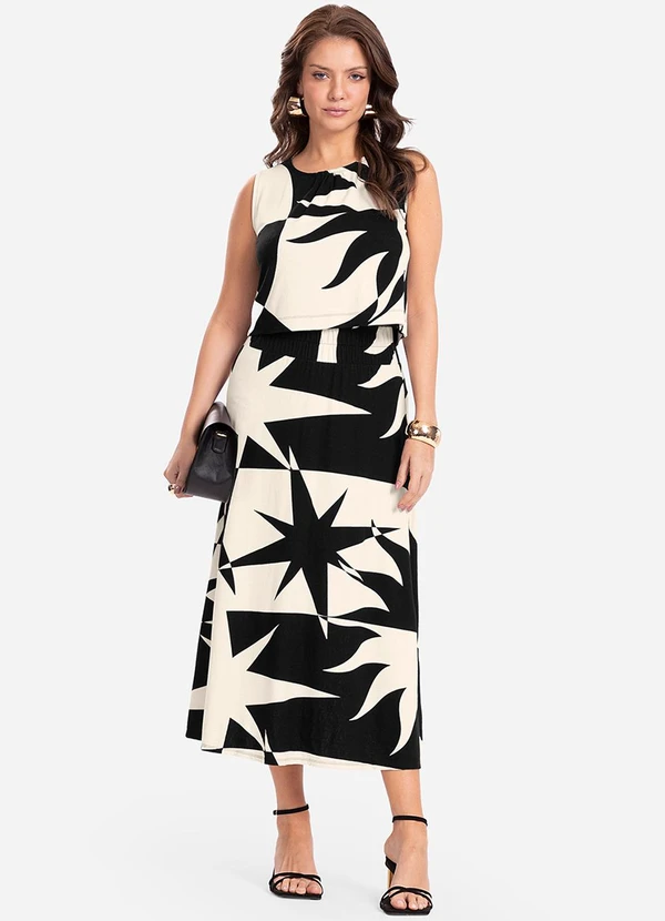 Endless - Saia Midi Preto 2