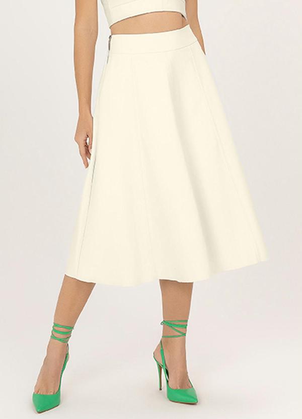 Angel - Saia Midi Pu Off White
