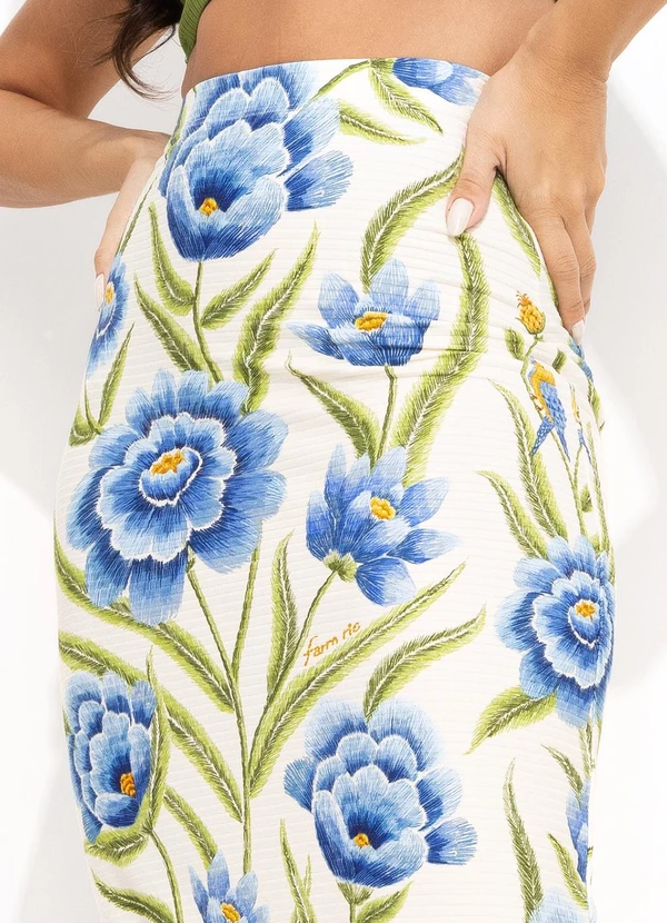 Farm - Saia Midi Puglia Off White 8