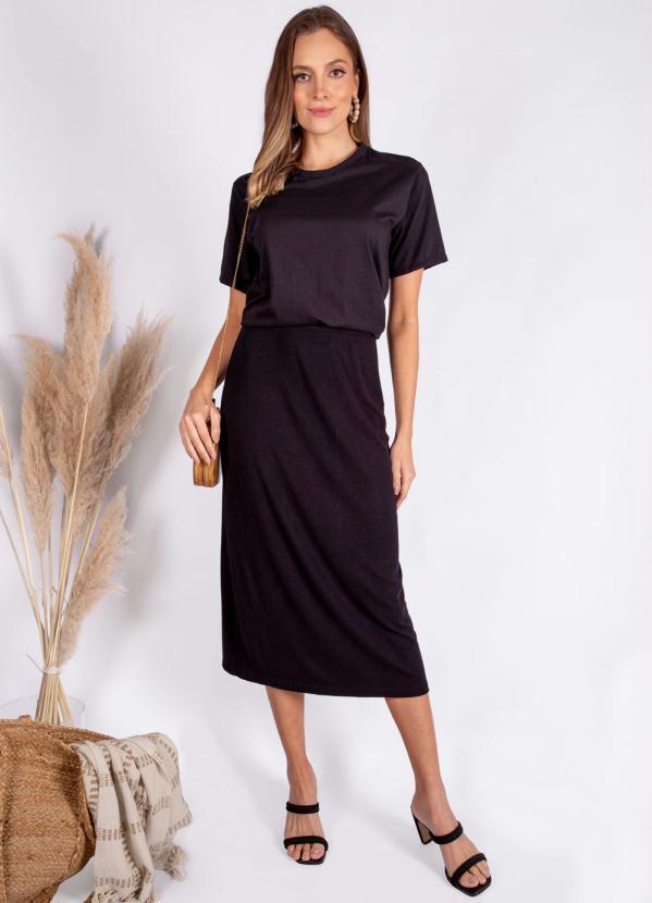 Preview - Saia Midi Ribana Preto 3