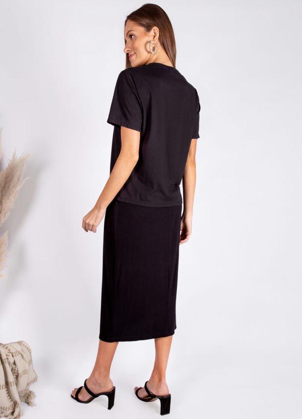 Preview - Saia Midi Ribana Preto 4